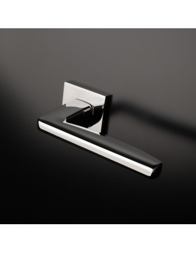KLAMKA APRILE ERBA ROZETA Q SLIM 7MM CP - CHROM POLEROWANY