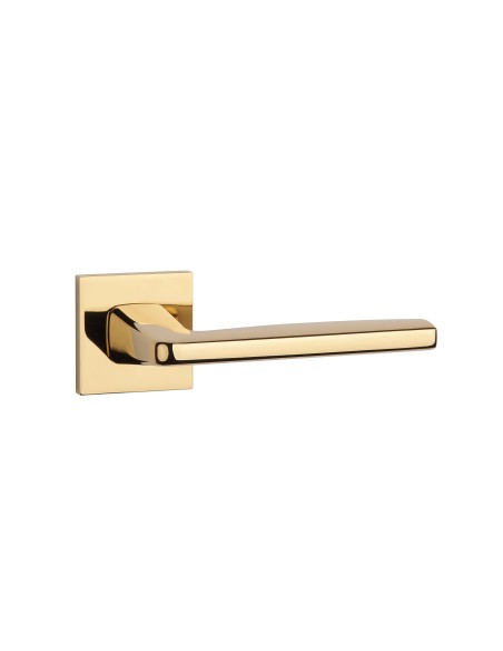 KLAMKA APRILE ERBA ROZETA Q SLIM 7MM GOLD PVD - ZŁOTY POLEROWANY PVD