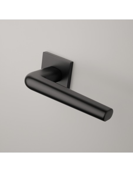 KLAMKA APRILE FUNKIA ROZETA Q SLIM 7MM BLACK - CZARNY MATOWY