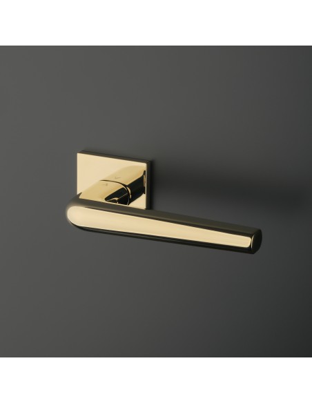 KLAMKA APRILE FUNKIA ROZETA Q SLIM 7MM GOLD PVD - ZŁOTY POLEROWANY PVD