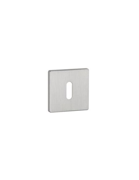 KLAMKA APRILE IRIS ROZETA Q SUPER SLIM 5MM DSC - CHROM SZCZOTKOWANY
