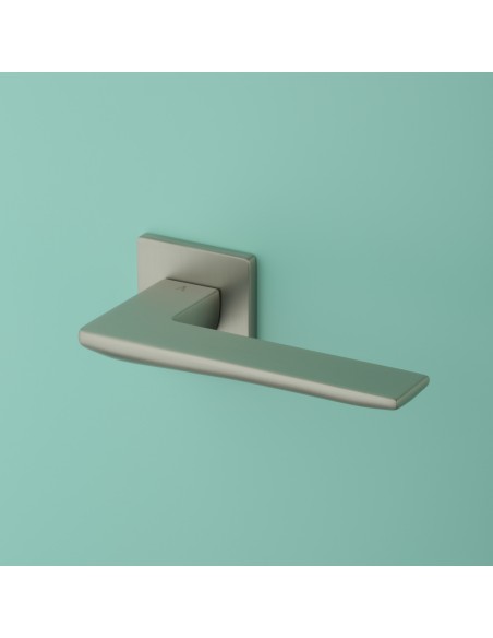 KLAMKA APRILE IRIS ROZETA Q SUPER SLIM 5MM SNM - NIKIEL