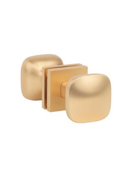 KLAMKA APRILE LILA ROZETA Q SLIM 7MM KG - ZŁOTY MATOWY