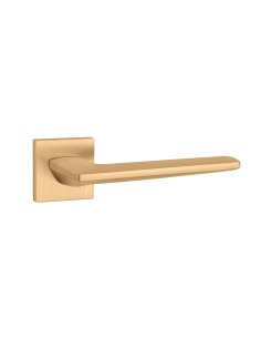KLAMKA APRILE LUNARIA ROZETA Q SLIM 7MM KG - ZŁOTY MATOWY