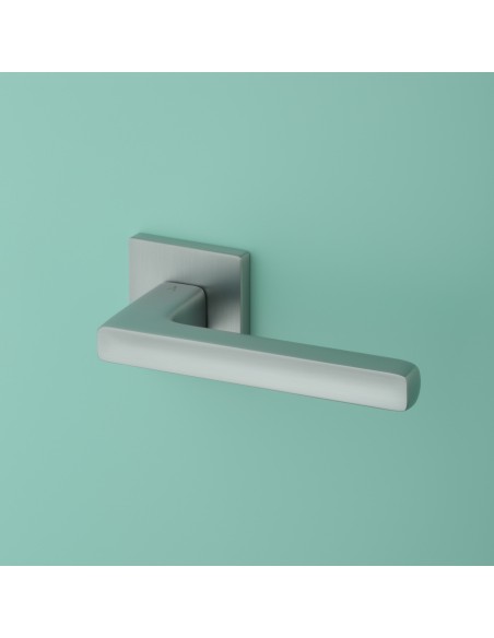 KLAMKA APRILE PEA ROZETA Q SLIM 7MM SC - CHROM SATYNOWY