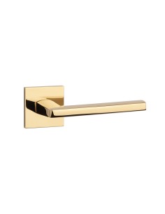 KLAMKA APRILE PYROLA ROZETA Q SLIM 7MM GOLD PVD - ZŁOTY POLEROWANY PVD