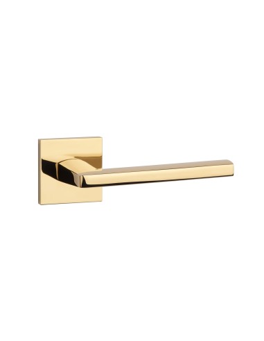 KLAMKA APRILE PYROLA ROZETA Q SLIM 7MM GOLD PVD - ZŁOTY POLEROWANY PVD