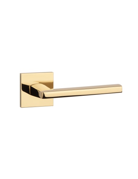 KLAMKA APRILE PYROLA ROZETA Q SLIM 7MM GOLD PVD - ZŁOTY POLEROWANY PVD