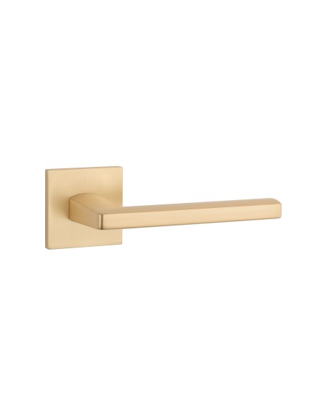 KLAMKA APRILE PYROLA ROZETA Q SLIM 7MM GOLD SATIN - ZŁOTY MATOWY
