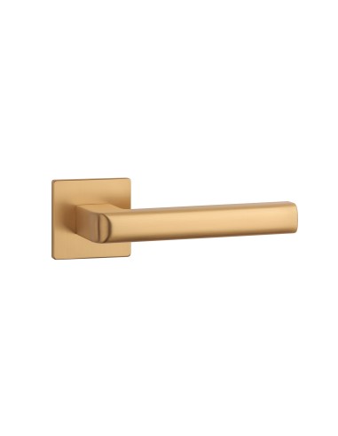 KLAMKA APRILE SALICE ROZETA Q SUPER SLIM 5MM KG - ZŁOTY MATOWY