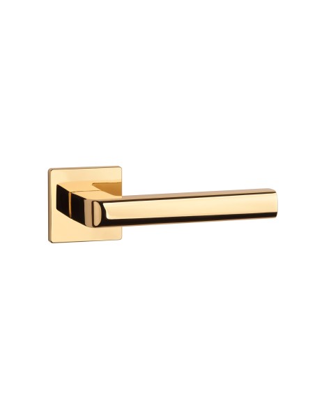 KLAMKA APRILE SALICE ROZETA Q SUPER SLIM 5MM LG - ZŁOTY POLEROWANY