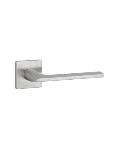 KLAMKA APRILE SALVIA ROZETA Q SUPER SLIM 5MM DSC - CHROM SZCZOTKOWANY
