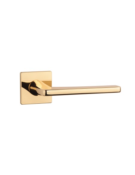 KLAMKA APRILE SETIA ROZETA Q SUPER SLIM 5MM LG - ZŁOTY POLEROWANY