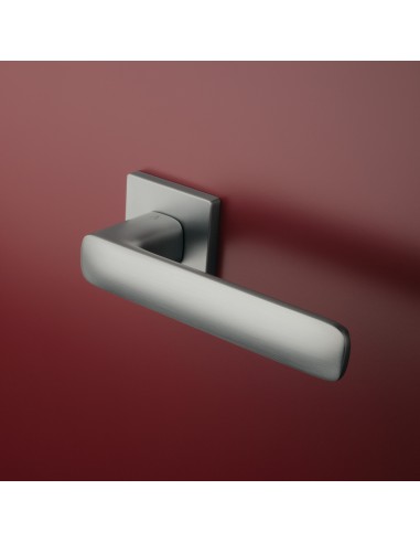 KLAMKA APRILE STELLA ROZETA Q SLIM 7MM SC - CHROM SATYNOWY