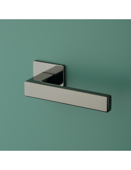 KLAMKA APRILE TILIA ROZETA Q SUPER SLIM 5MM US PVD - ANTRACYT POLEROWANY PVD