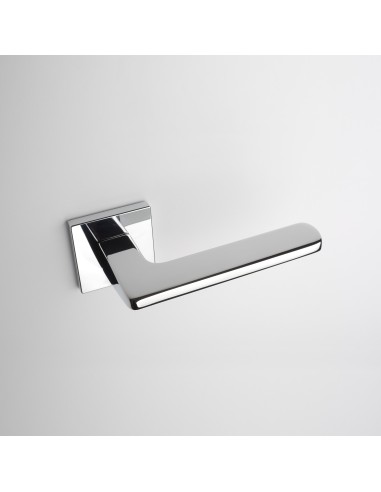 KLAMKA APRILE YUKA ROZETA Q SLIM 7MM LC - CHROM POLEROWANY