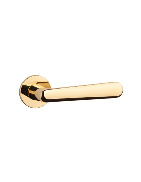 KLAMKA APRILE ARIA ROZETA R SUPER SLIM 5MM LG - ZŁOTY POLEROWANY