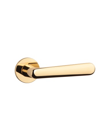 KLAMKA APRILE ARIA ROZETA R SUPER SLIM 5MM LG - ZŁOTY POLEROWANY
