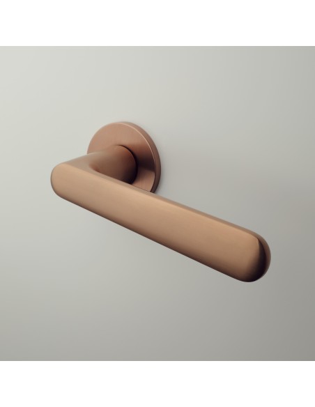 KLAMKA APRILE ARIA ROZETA R SUPER SLIM 5MM PN PVD - MIEDZIANY PVD