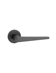 KLAMKA APRILE ARNICA ROZETA R SLIM 7MM BLACK - CZARNY MATOWY 2