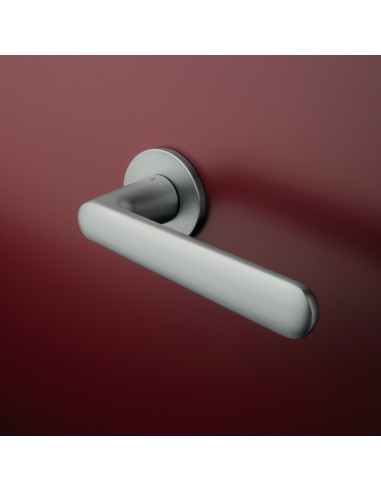 KLAMKA APRILE ARIA ROZETA R SUPER SLIM 5MM SC - CHROM SATYNOWY