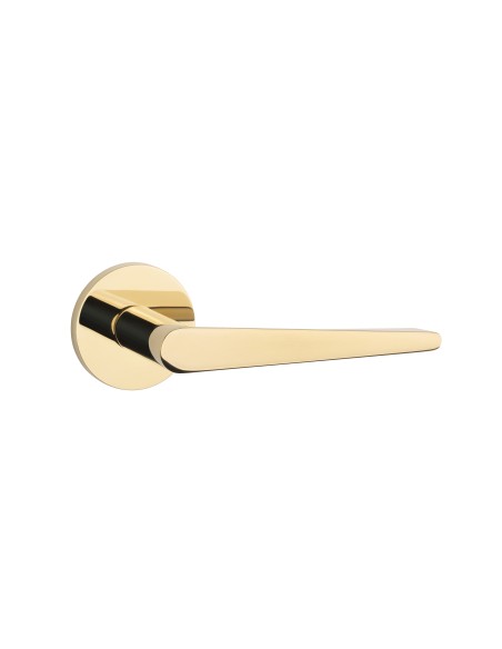 KLAMKA APRILE ARNICA ROZETA R SLIM 7MM GOLD PVD - ZŁOTY POLEROWANY PVD