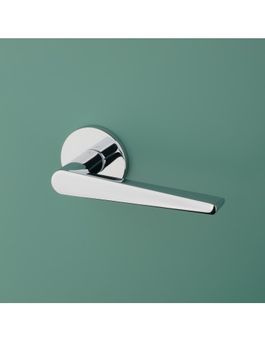 KLAMKA APRILE ARNICA ROZETA R SLIM 7MM CP - CHROM POLEROWANY
