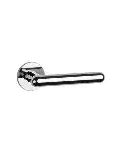 KLAMKA APRILE ASTERIA ROZETA R SUPER SLIM 5MM LC - CHROM POLEROWANY 2
