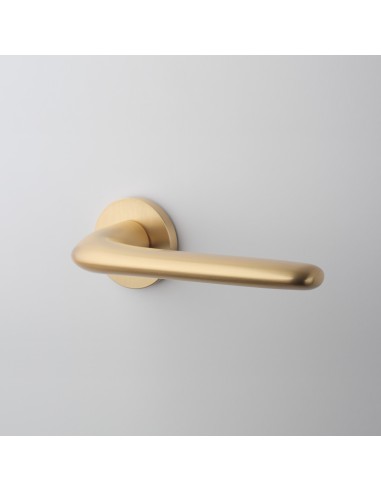 KLAMKA APRILE AZALIA ROZETA R SLIM 7MM KG - ZŁOTY MATOWY