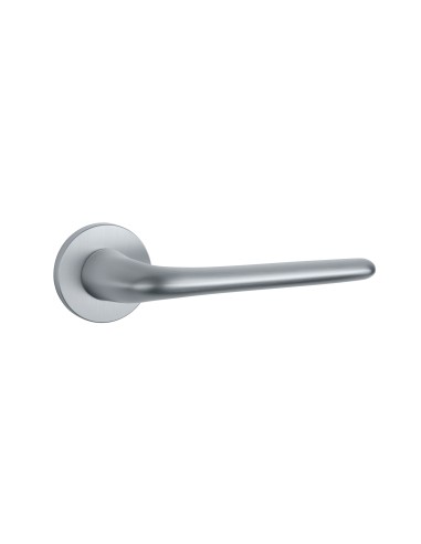 KLAMKA APRILE AZALIA ROZETA R SLIM 7MM SC - CHROM SATYNOWY