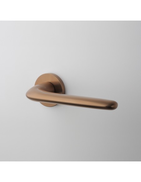 KLAMKA APRILE AZALIA ROZETA R SLIM 7MM PN PVD - MIEDZIANY PVD