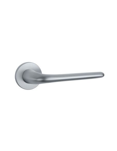 KLAMKA APRILE AZALIA ROZETA R SLIM 7MM SC - CHROM SATYNOWY