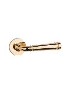KLAMKA APRILE BERULA ROZETA R SLIM 7MM LG - ZŁOTY POLEROWANY 2