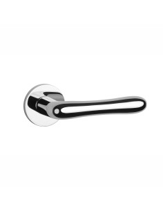 KLAMKA APRILE CYNIA ROZETA R SLIM 7MM CP - CHROM POLEROWANY 2