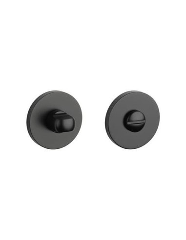 KLAMKA APRILE CYNIA ROZETA R SLIM 7MM BLACK - CZARNY MATOWY