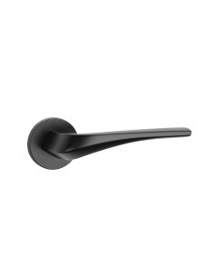 KLAMKA APRILE DALIA ROZETA R SLIM 7MM BK - CZARNY MATOWY 2