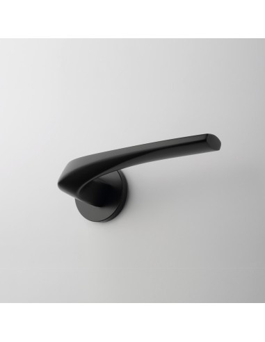 KLAMKA APRILE DALIA ROZETA R SLIM 7MM BK - CZARNY MATOWY