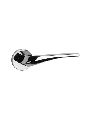 KLAMKA APRILE DALIA ROZETA R SLIM 7MM LC - CHROM POLEROWANY