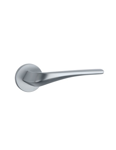 KLAMKA APRILE DALIA ROZETA R SLIM 7MM SC - CHROM SATYNOWY