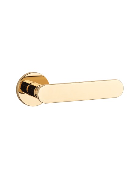 KLAMKA APRILE DEGLASIA ROZETA R SLIM 7MM LG - ZŁOTY POLEROWANY