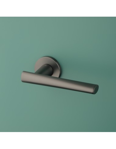 KLAMKA APRILE EUPHORBIA ROZETA R SLIM 7MM GYM - GRAFIT