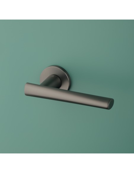 KLAMKA APRILE EUPHORBIA ROZETA R SLIM 7MM GYM - GRAFIT