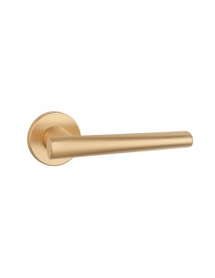 KLAMKA APRILE EUPHORBIA ROZETA R SLIM 7MM KG - ZŁOTY MATOWY