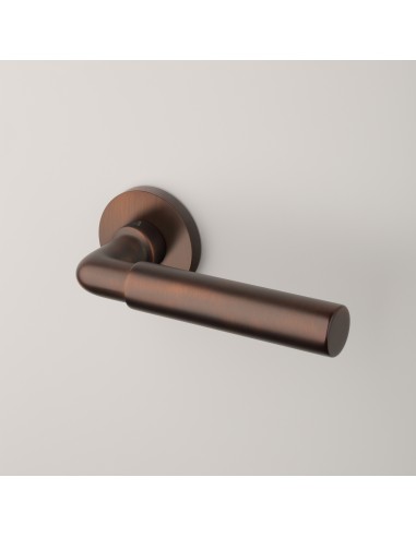 KLAMKA APRILE FICARIA ROZETA R SLIM 7MM BD - UMBRA PALONA