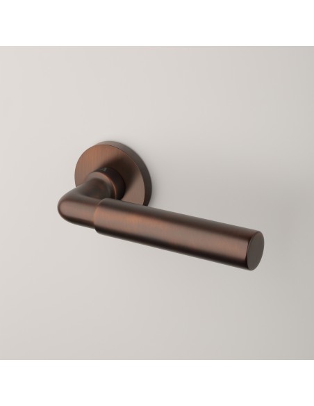 KLAMKA APRILE FICARIA ROZETA R SLIM 7MM BD - UMBRA PALONA