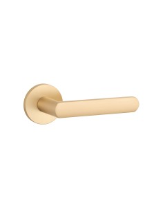 KLAMKA APRILE FRAGOLA ROZETA R SLIM 7MM GOLD SATIN - ZŁOTY MATOWY