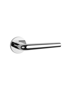 KLAMKA APRILE FUNKIA ROZETA R SLIM 7MM CP - CHROM POLEROWANY 2