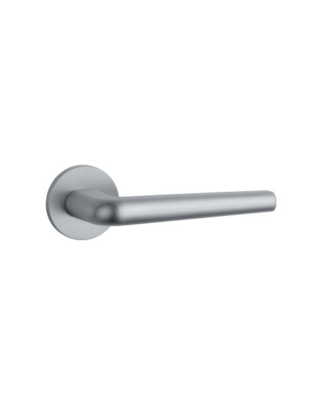 KLAMKA APRILE FUNKIA ROZETA R SLIM 7MM MSC - CHROM SATYNOWY