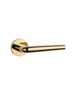KLAMKA APRILE FUNKIA ROZETA R SLIM 7MM GOLD PVD - ZŁOTY POLEROWANY PVD
