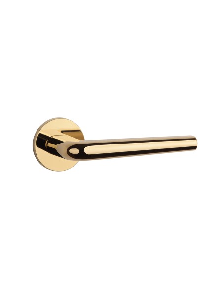 KLAMKA APRILE FUNKIA ROZETA R SLIM 7MM GOLD PVD - ZŁOTY POLEROWANY PVD